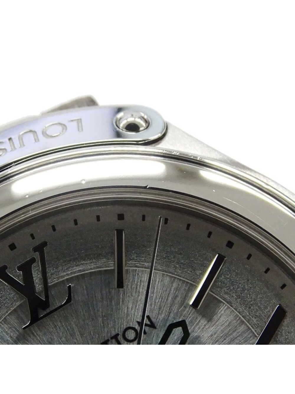 Louis Vuitton Watch Fifty Five Automatic Winding at Stainless Steel Leather - Picture 12 of 15